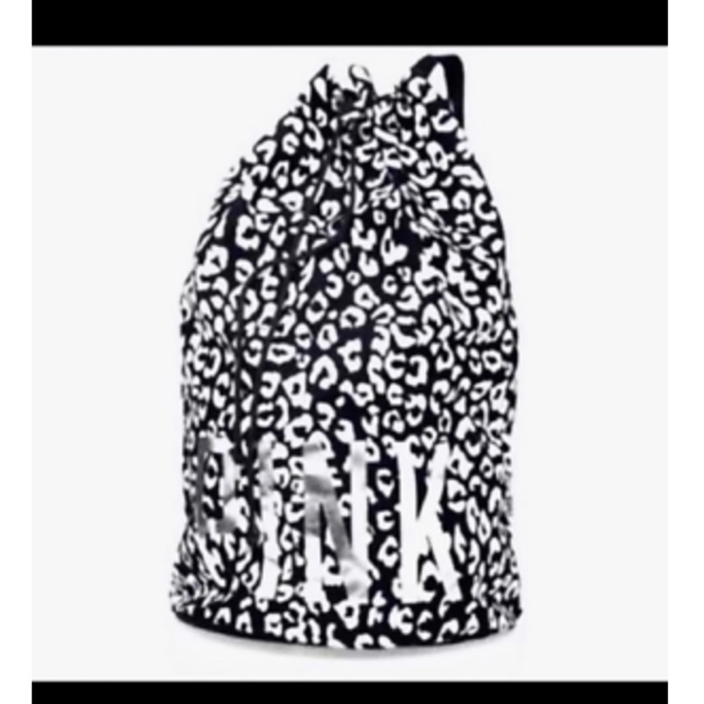 RARE Victoria Secret PINK Cheetah Laundry Bag